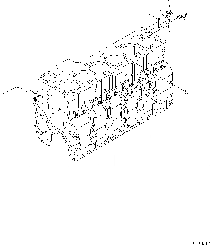 Схема запчастей Komatsu SAA6D114E-2CC-8M - КАБИНА ГИДР. ПРОВОД. ОБОГРЕВАТЕЛЯ(№8989-) ДВИГАТЕЛЬ