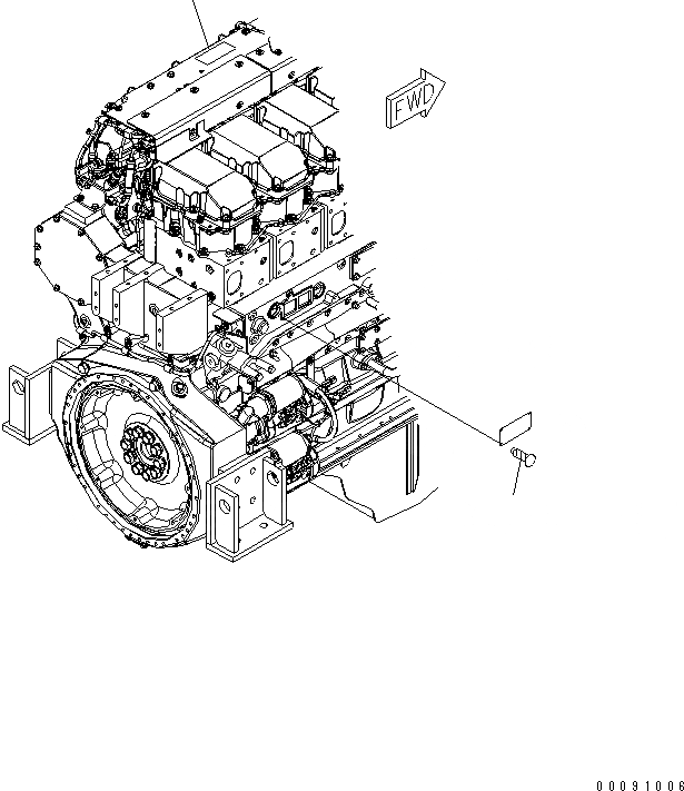 Схема запчастей Komatsu SAA6D170E-5A-01 - ТАБЛИЧКИ ПЛАСТИНА (ЕС SAFTY REGULATION)(№7-) ДВИГАТЕЛЬ