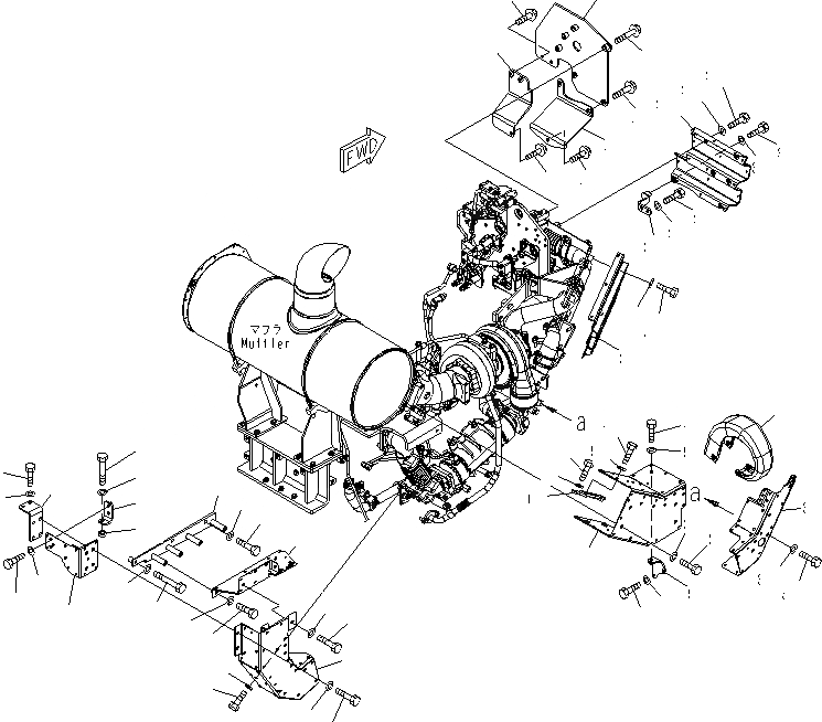 Схема запчастей Komatsu SAA6D140E-5B-01 - ТЕРМОЗАЩИТА(№-9) ДВИГАТЕЛЬ