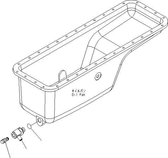 Схема запчастей Komatsu SAA6D114E-3B-A - МАСЛЯНЫЙ ПОДДОН ДРЕНАЖН. ДВИГАТЕЛЬ