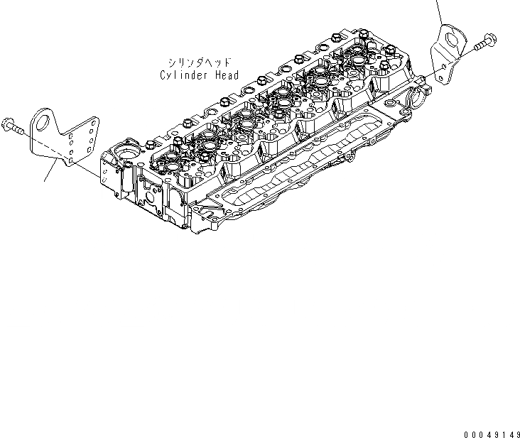 Схема запчастей Komatsu SAA6D107E-1D-W - ПОДЪЕМ КОРПУС(№7-) ДВИГАТЕЛЬ