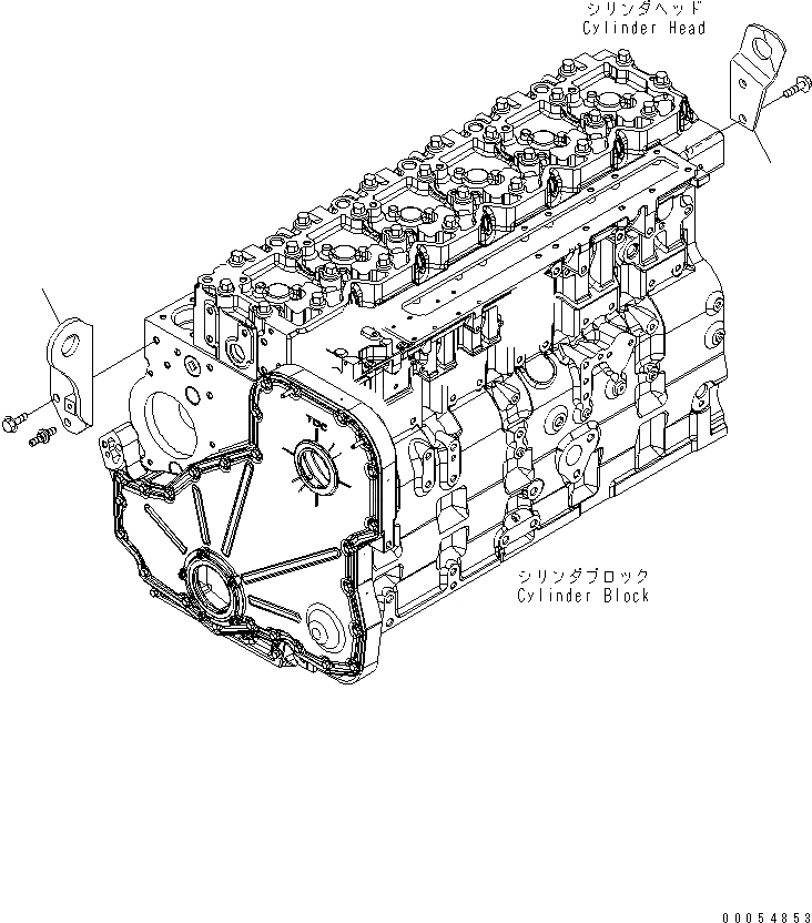 Схема запчастей Komatsu SAA6D114E-3B-WT - ПОДЪЕМ КОРПУС (LANDFILL СПЕЦ-Я.)(№898-) ДВИГАТЕЛЬ