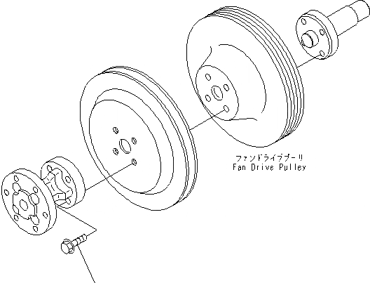 Схема запчастей Komatsu SAA6D114E-3B-WT - ПРИВОД ВЕНТИЛЯТОРА КРЕПЛЕНИЕ (ДЛЯ ЗАКАЛЕНН. АКСЕССУАРЫ ШКИВА) ДВИГАТЕЛЬ