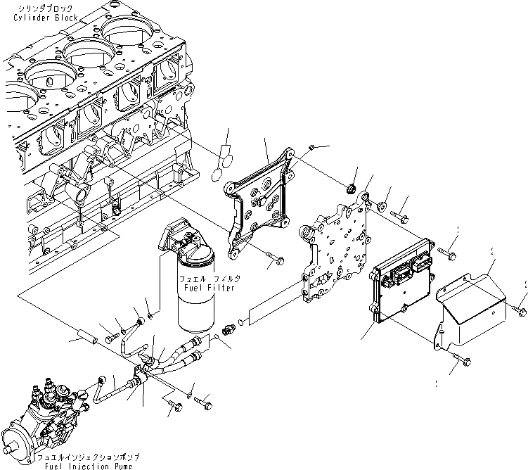 Схема запчастей Komatsu SAA6D140E-5D-01 - ТОПЛИВН. ВПРЫСК КОНТРОЛЛЕР(№-7) ДВИГАТЕЛЬ