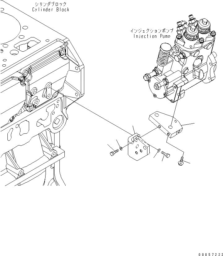 Схема запчастей Komatsu SAA6D170E-5C-01 - ТОПЛ. НАСОС КОРПУС(№8-) ДВИГАТЕЛЬ