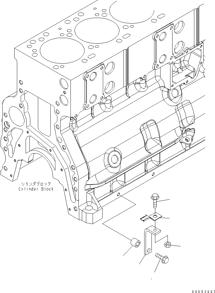 Схема запчастей Komatsu SAA6D114E-3BB-W - СТАРТЕР КОМПОНЕНТЫ(№88-) ДВИГАТЕЛЬ