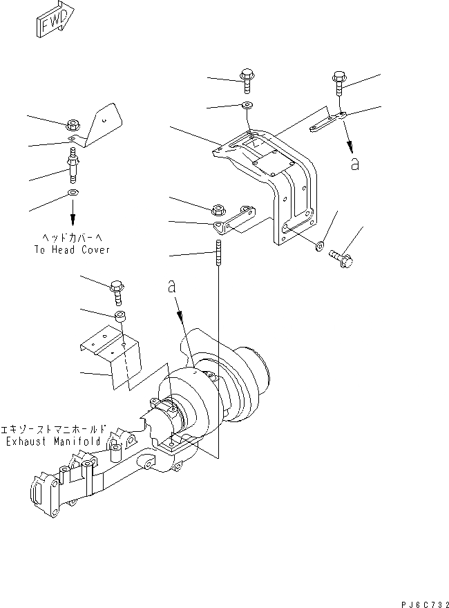 Схема запчастей Komatsu SAA6D102E-2C-9 - ТЕРМОЗАЩИТА(№88-) ДВИГАТЕЛЬ