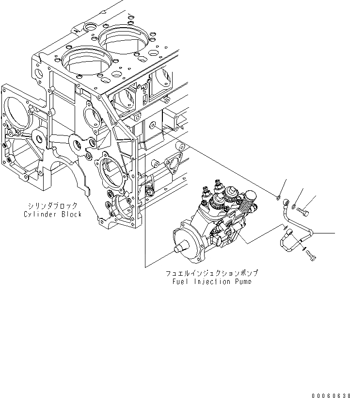 Схема запчастей Komatsu SAA6D140E-5FR-03 - ТОПЛИВН. НАСОС СМАЗКА ДВИГАТЕЛЬ