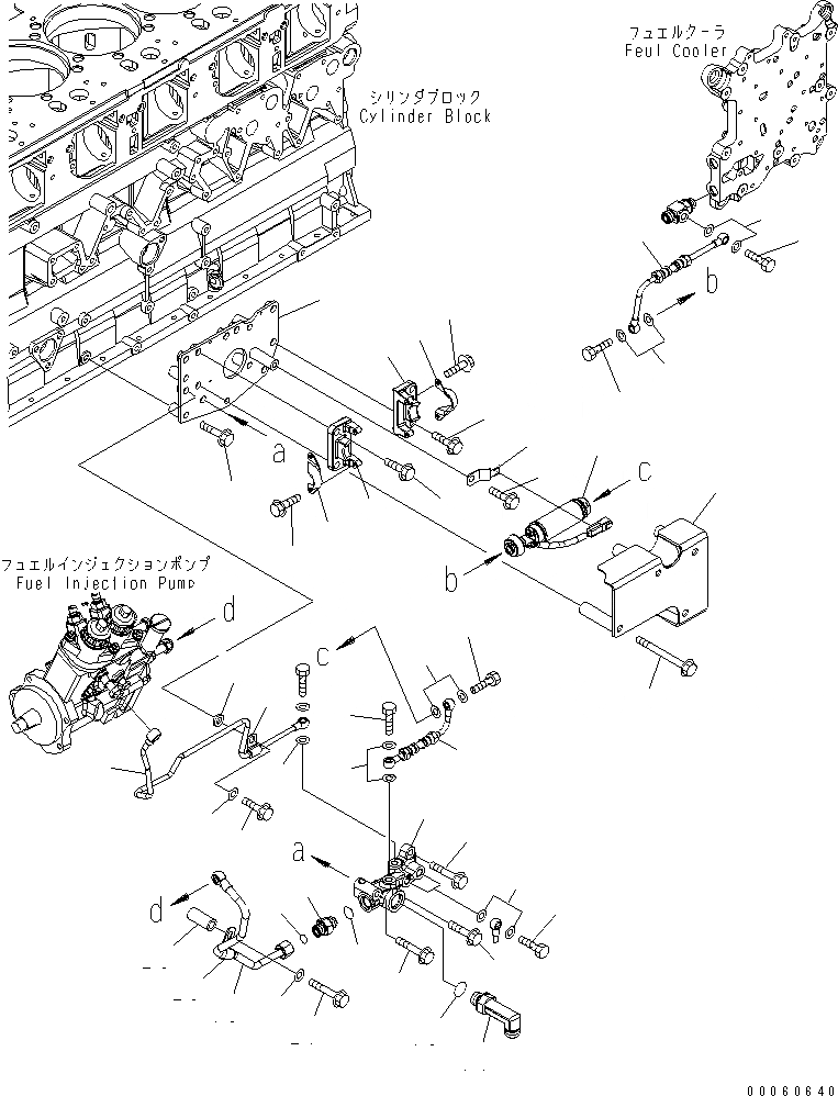 Схема запчастей Komatsu SAA6D140E-5FR-03 - ТОПЛИВН. PОБОД КОЛЕСАING НАСОС(№-) ДВИГАТЕЛЬ