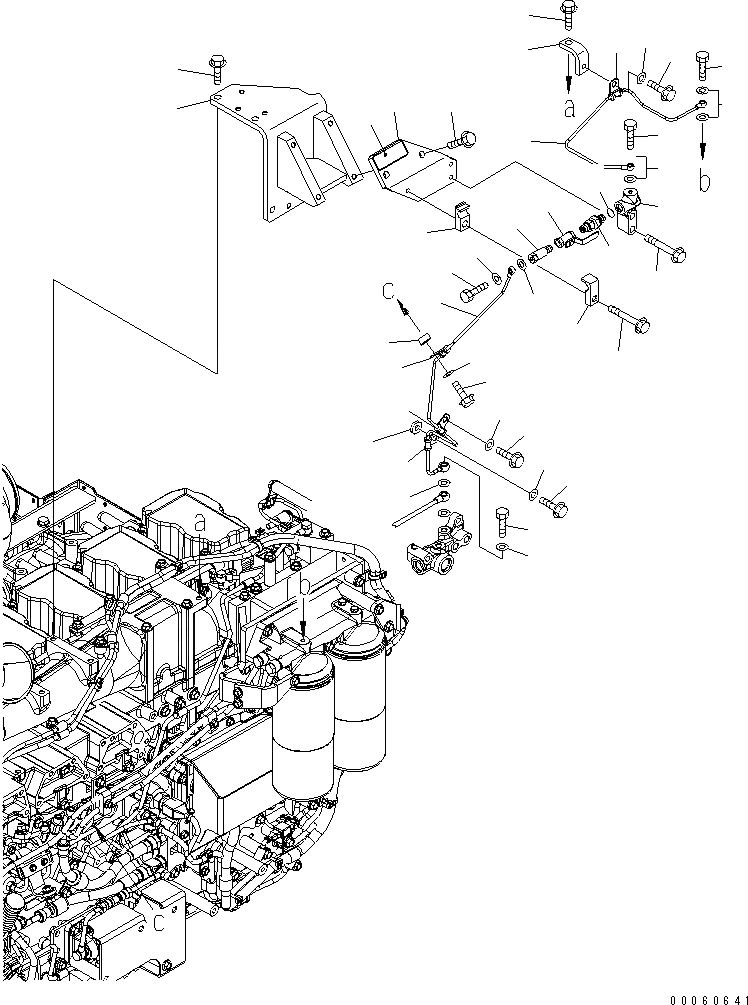 Схема запчастей Komatsu SAA6D140E-5FR-03 - ТОПЛИВН. ВОЗДУШН. ВЕНТИЛЯЦИЯ(№-) ДВИГАТЕЛЬ