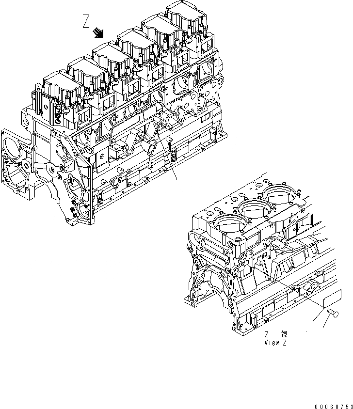 Схема запчастей Komatsu SAA6D140E-5HR-W - ТАБЛИЧКИ (АНГЛ.) ДВИГАТЕЛЬ