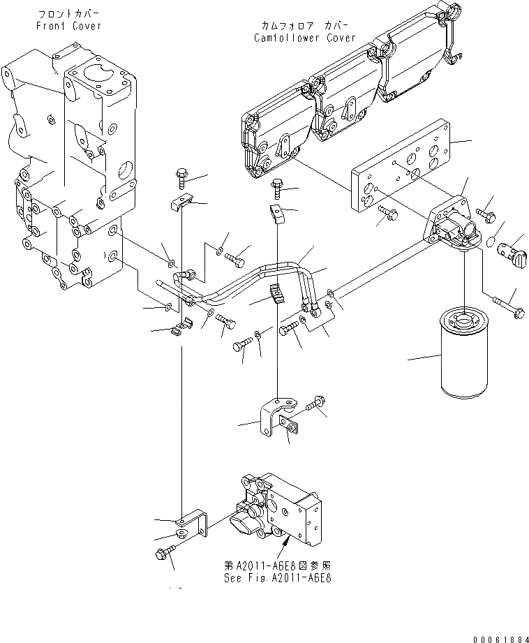 Схема запчастей Komatsu SAA6D170E-5AR-W - АНТИКОРРОЗ. ЭЛЕМЕНТ(№-) ДВИГАТЕЛЬ