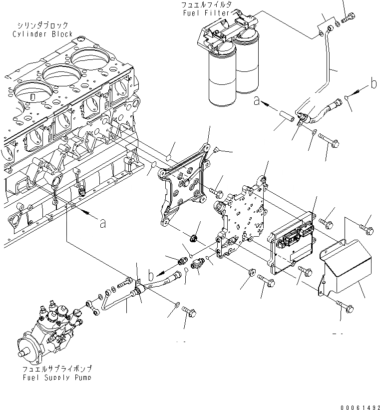 Схема запчастей Komatsu SAA6D140E-5BR-W - ТОПЛИВН. ВПРЫСК КОНТРОЛЛЕР(№-) ДВИГАТЕЛЬ