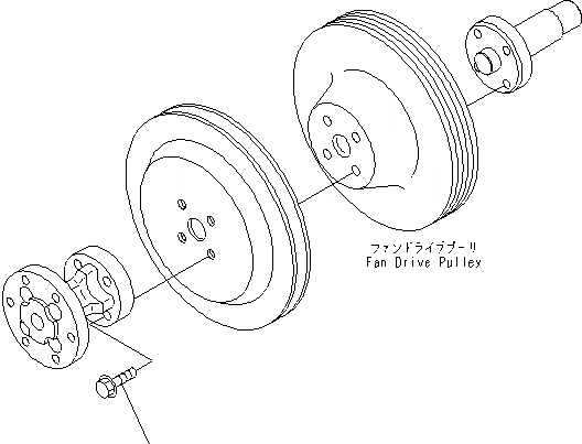 Схема запчастей Komatsu SAA6D114E-3D-WT - ПРИВОД ВЕНТИЛЯТОРА КРЕПЛЕНИЕ (ДЛЯ ЗАКАЛЕНН. АКСЕССУАРЫ ШКИВА) ДВИГАТЕЛЬ