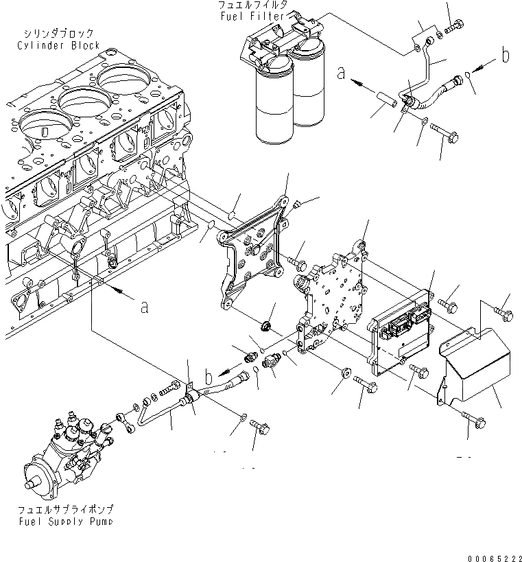 Схема запчастей Komatsu SAA6D140E-5AR-W - ТОПЛИВН. ВПРЫСК КОНТРОЛЛЕР(№-) ДВИГАТЕЛЬ