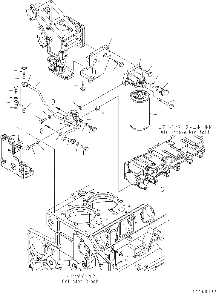 Схема запчастей Komatsu SAA6D140E-5AR-W - АНТИКОРРОЗ. ЭЛЕМЕНТ(№-) ДВИГАТЕЛЬ