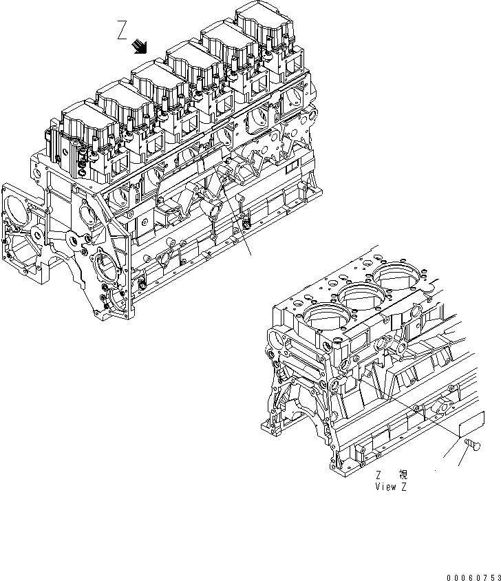 Схема запчастей Komatsu SAA6D140E-5ER-W - ТАБЛИЧКИ (АНГЛ.) ДВИГАТЕЛЬ