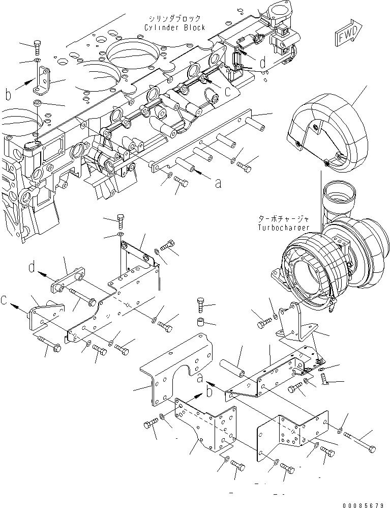 Схема запчастей Komatsu SAA6D140E-5DR-W - ТЕРМОЗАЩИТА(№-) ДВИГАТЕЛЬ