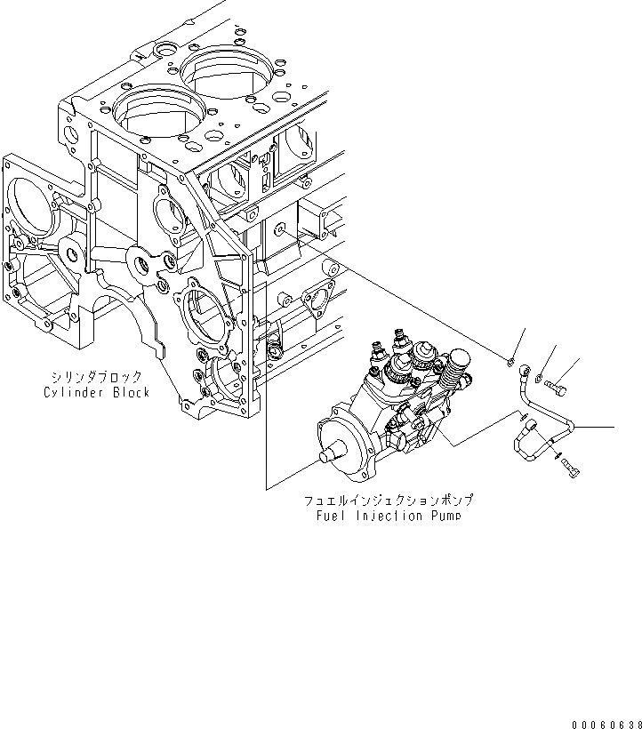 Схема запчастей Komatsu SAA6D140E-5DR-W - ТОПЛИВН. НАСОС СМАЗКА ДВИГАТЕЛЬ