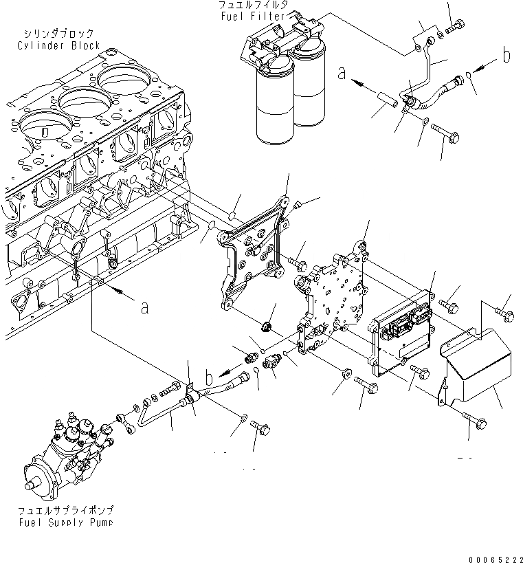 Схема запчастей Komatsu SAA6D140E-5DR-W - ТОПЛИВН. ВПРЫСК КОНТРОЛЛЕР(№-) ДВИГАТЕЛЬ