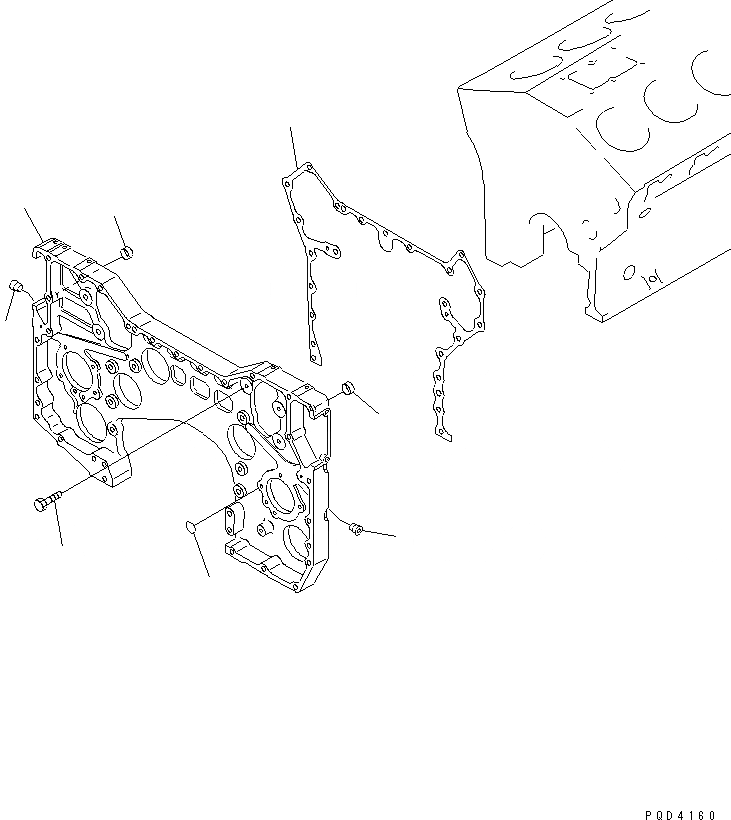 Схема запчастей Komatsu SDA12V140-1B - КОРПУС ШЕСТЕРЕНН. ПЕРЕДАЧИ(№797-9) ДВИГАТЕЛЬ