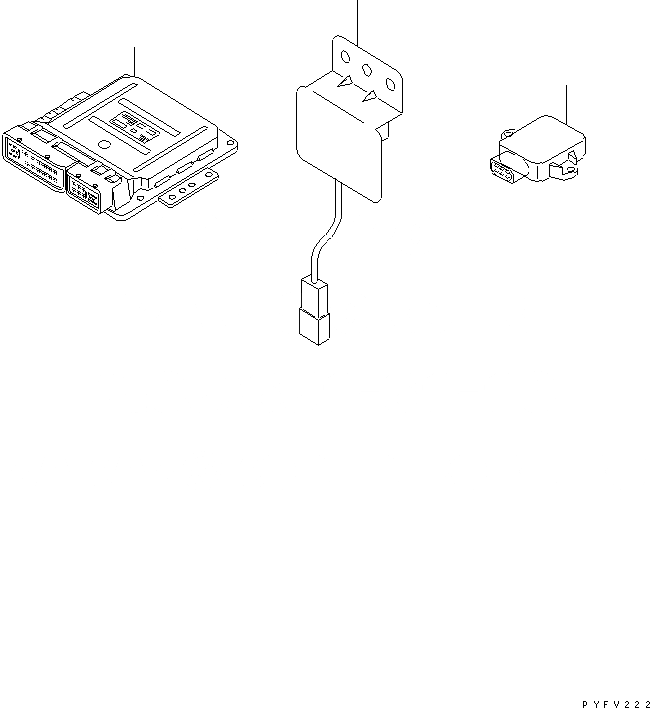 Схема запчастей Komatsu TB45-197-A - УПРАВЛ-Е ДВИГАТЕЛЕМ MODULE ДВИГАТЕЛЬ