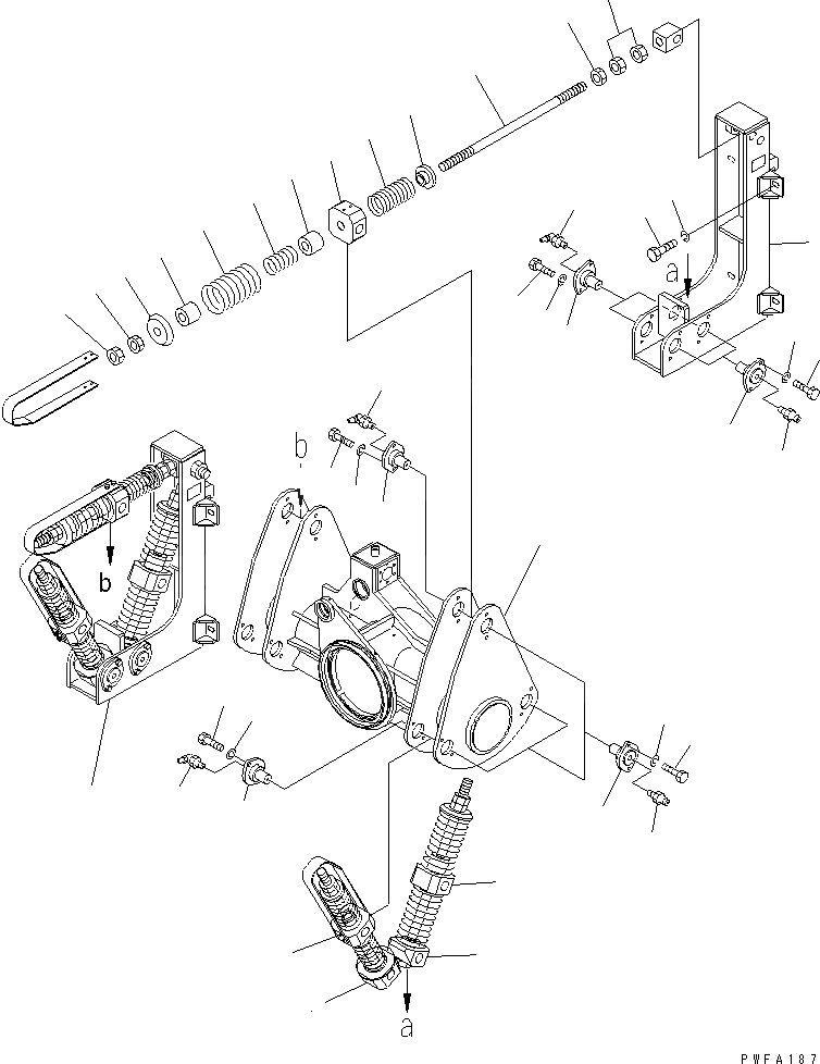 Схема запчастей Komatsu TMA708-1 - MANIPULATOR (/7) MANIPULATOR