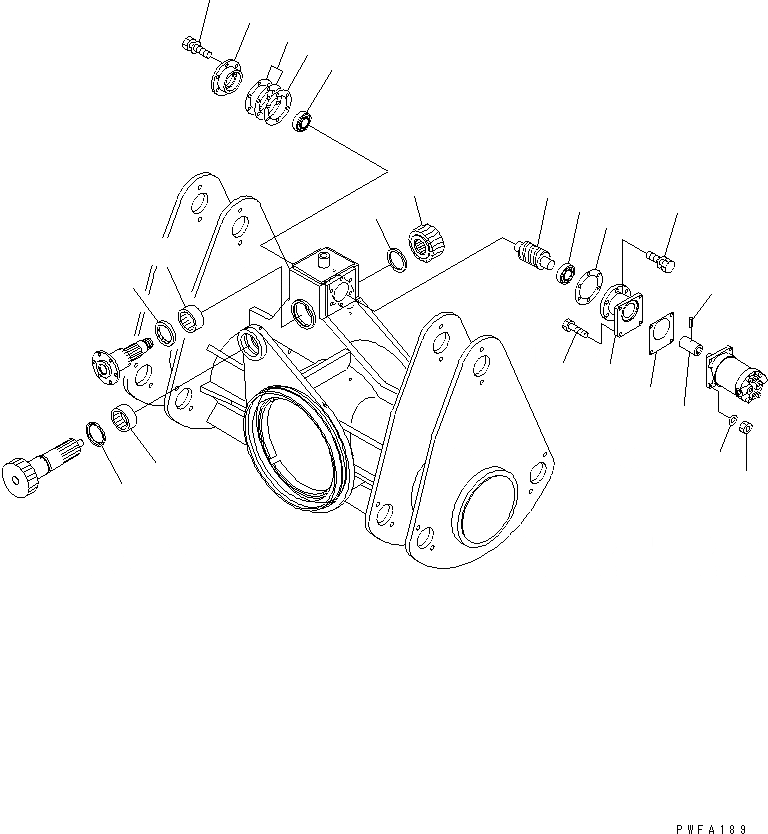 Схема запчастей Komatsu TMA708-1 - MANIPULATOR (/7) MANIPULATOR