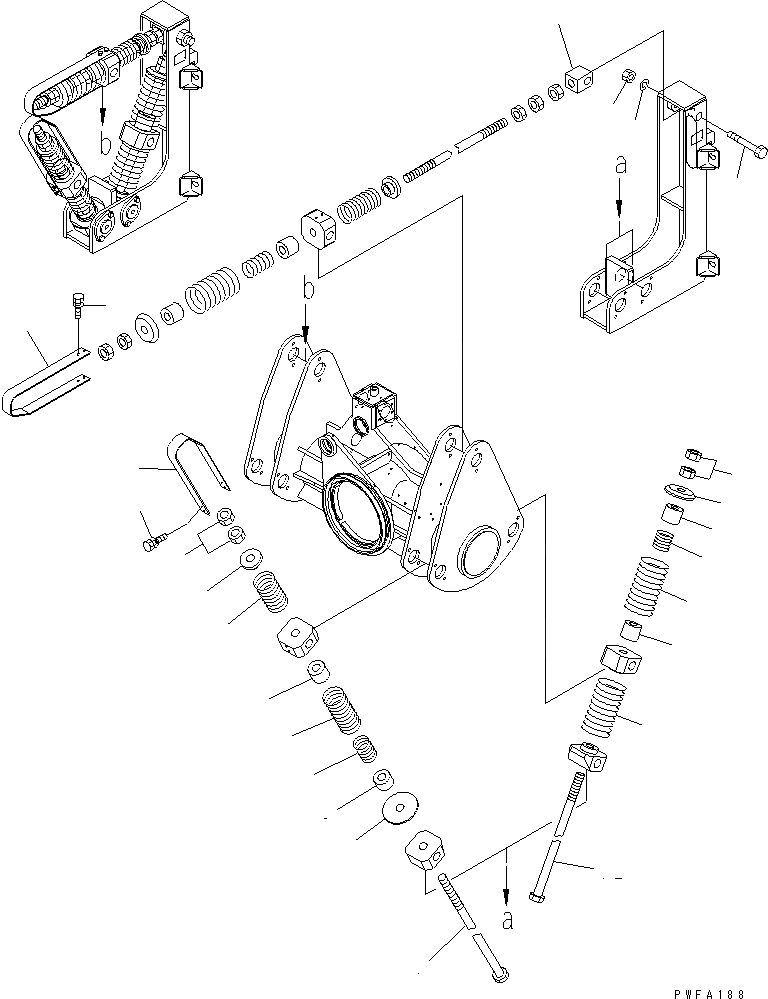 Схема запчастей Komatsu TMA808-1 - MANIPULATOR (/7) MANIPULATOR