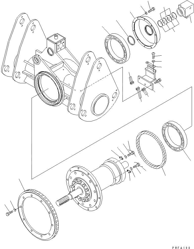 Схема запчастей Komatsu TMA808-1 - MANIPULATOR (/7) MANIPULATOR