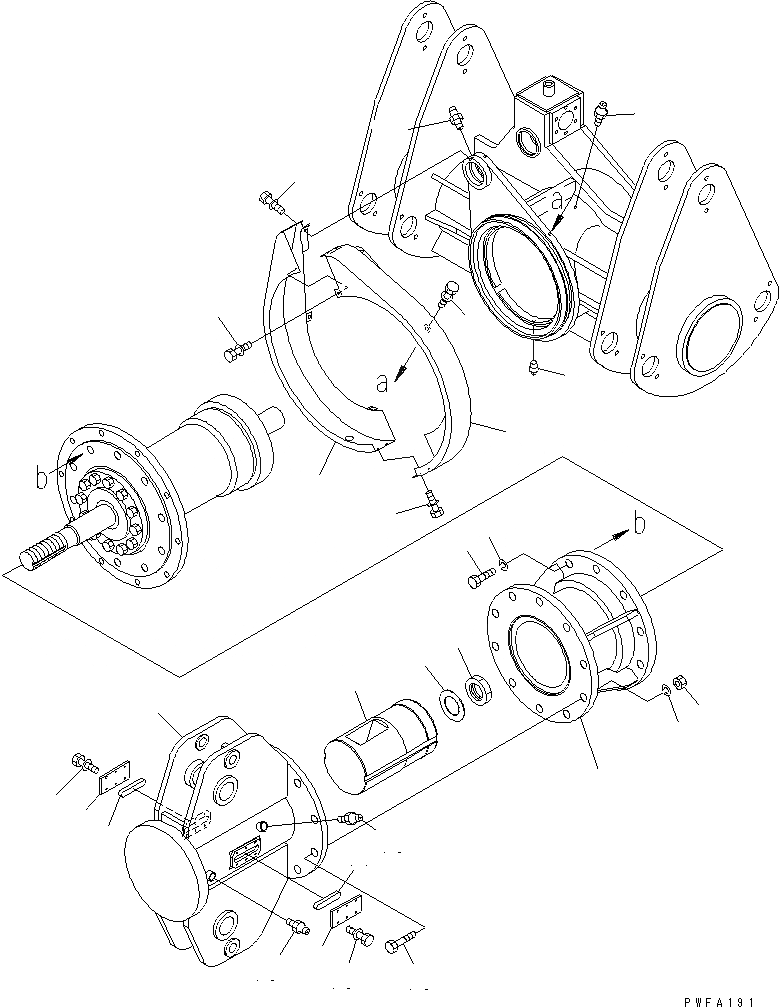 Схема запчастей Komatsu TMA808-1 - MANIPULATOR (/7) MANIPULATOR