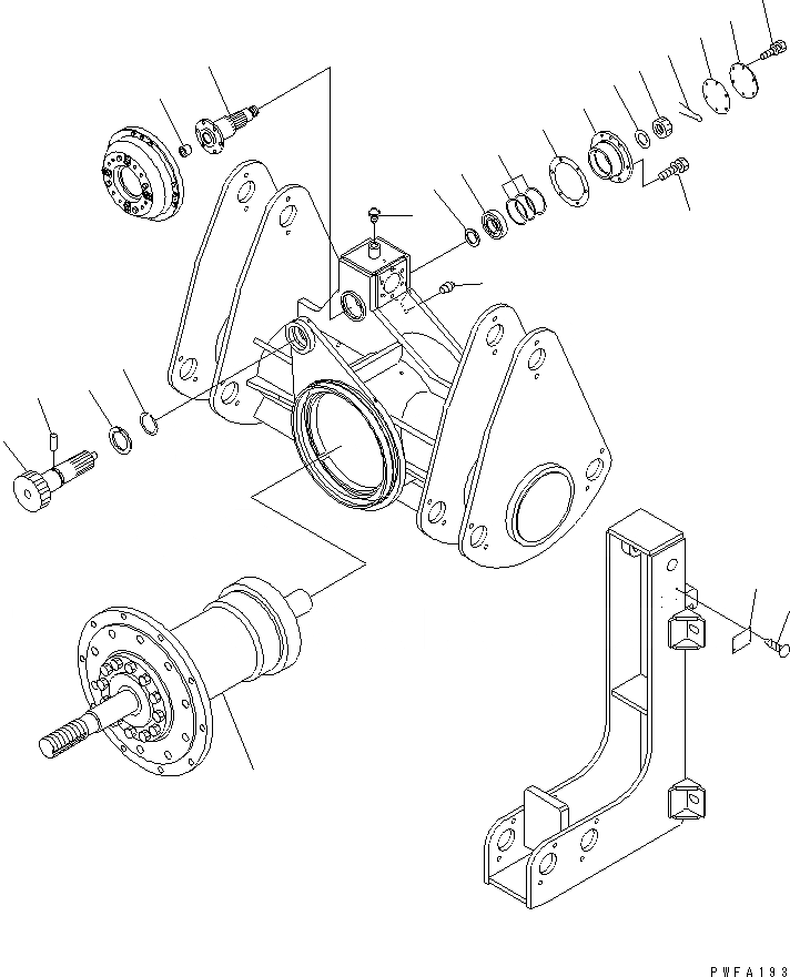 Схема запчастей Komatsu TMA808-1 - MANIPULATOR (7/7) MANIPULATOR