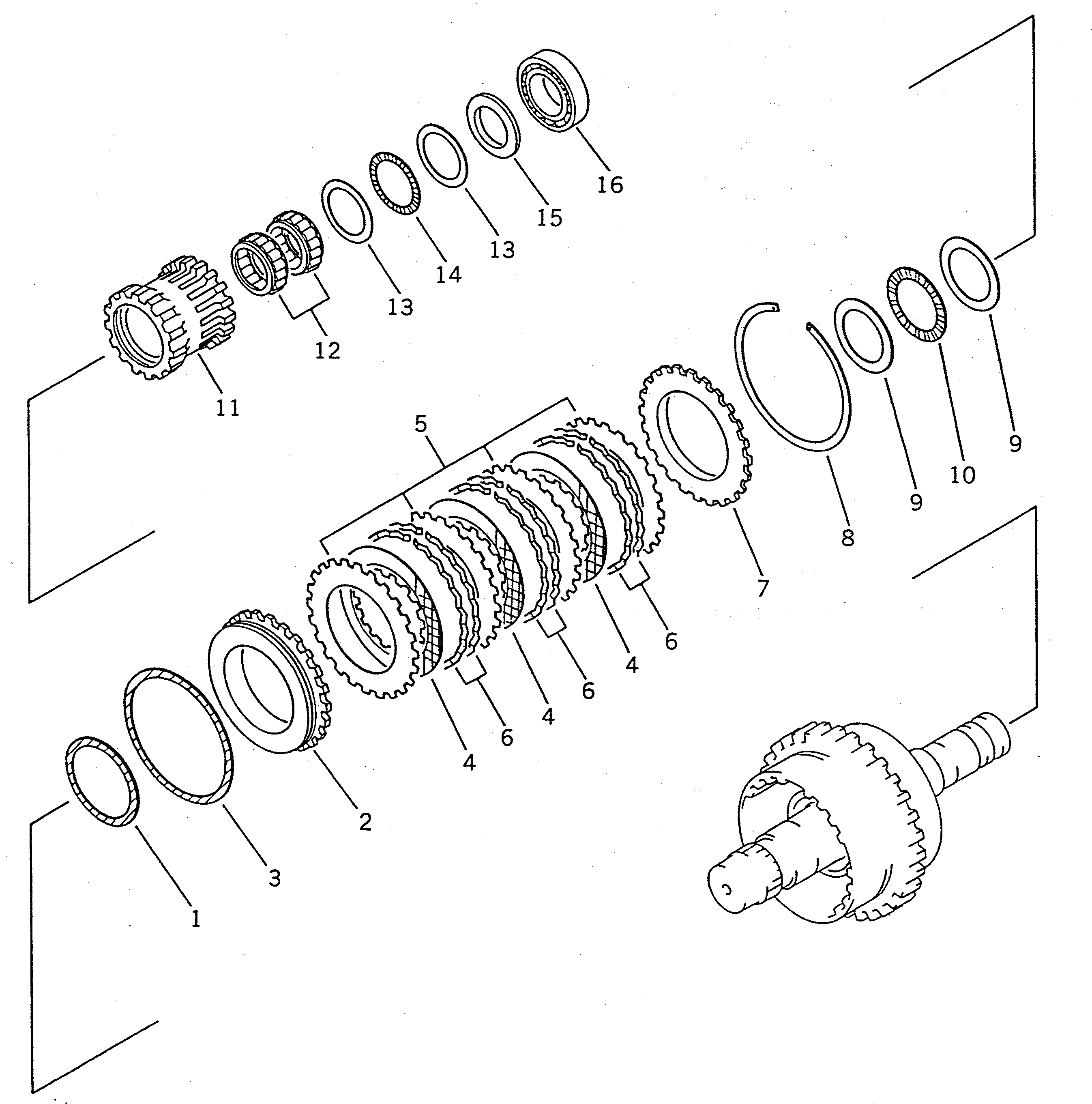 Схема запчастей Komatsu WA100-1 - 3 МУФТА (TBG/ABE СПЕЦ-Я.)(№-9999) СПЕЦ. APPLICATION ЧАСТИ