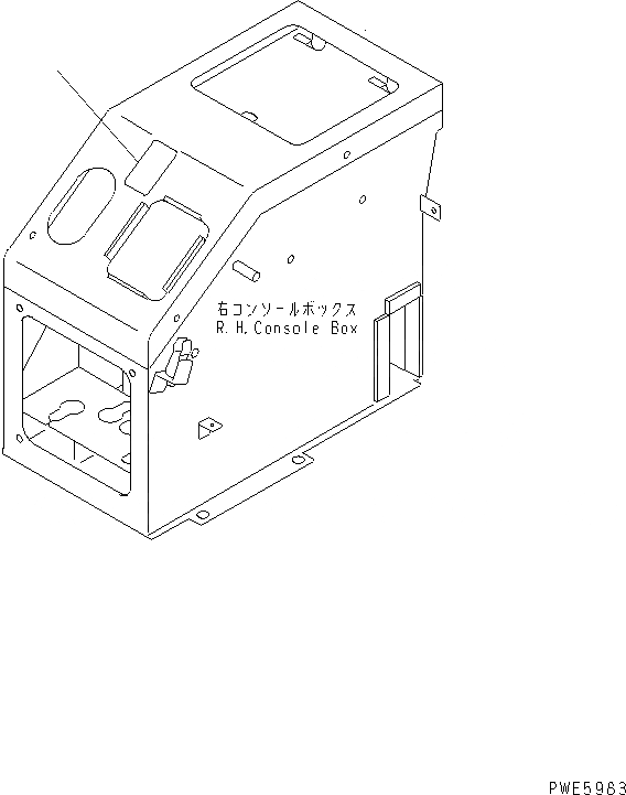 Схема запчастей Komatsu WA100-3-HW - ПОЛ ТАБЛИЧКИ (С P.A.P.) КАБИНА ОПЕРАТОРА И СИСТЕМА УПРАВЛЕНИЯ