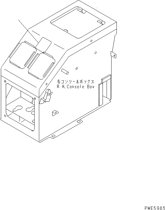 Схема запчастей Komatsu WA100-3-HW - ПОЛ ТАБЛИЧКИ (С MULTI ОТВАЛ) КАБИНА ОПЕРАТОРА И СИСТЕМА УПРАВЛЕНИЯ