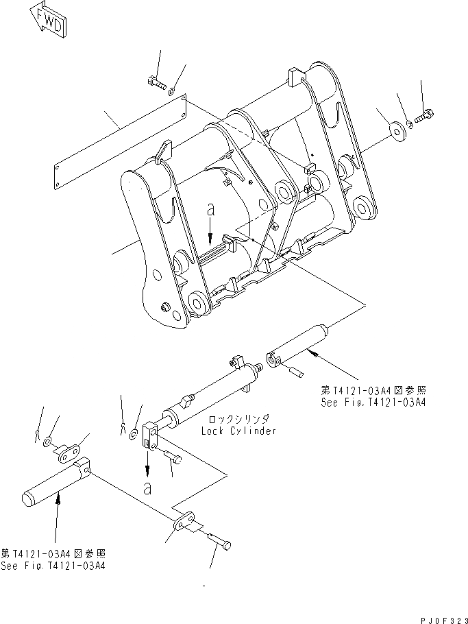 Схема запчастей Komatsu WA100-3A - СОЕДИНИТ. УСТР-ВО (СПЕЦ-Я LIVESTOCK RAISING) (TOKACHI СПЕЦ.) РАБОЧЕЕ ОБОРУДОВАНИЕ