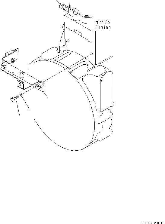 Схема запчастей Komatsu WA100-5 - Э/ПРОВОДКА ДВИГАТЕЛЯ (КОРПУС)(№788-) КОМПОНЕНТЫ ДВИГАТЕЛЯ