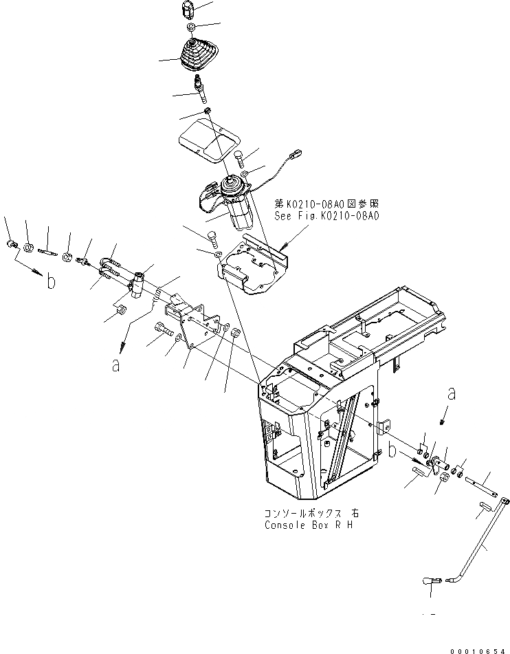 Схема запчастей Komatsu WA100-5 - ПОЛ (УПРАВЛЕНИЕ ПОГРУЗКОЙ) (/) (КЛАПАН PPC И РЫЧАГ) КАБИНА ОПЕРАТОРА И СИСТЕМА УПРАВЛЕНИЯ