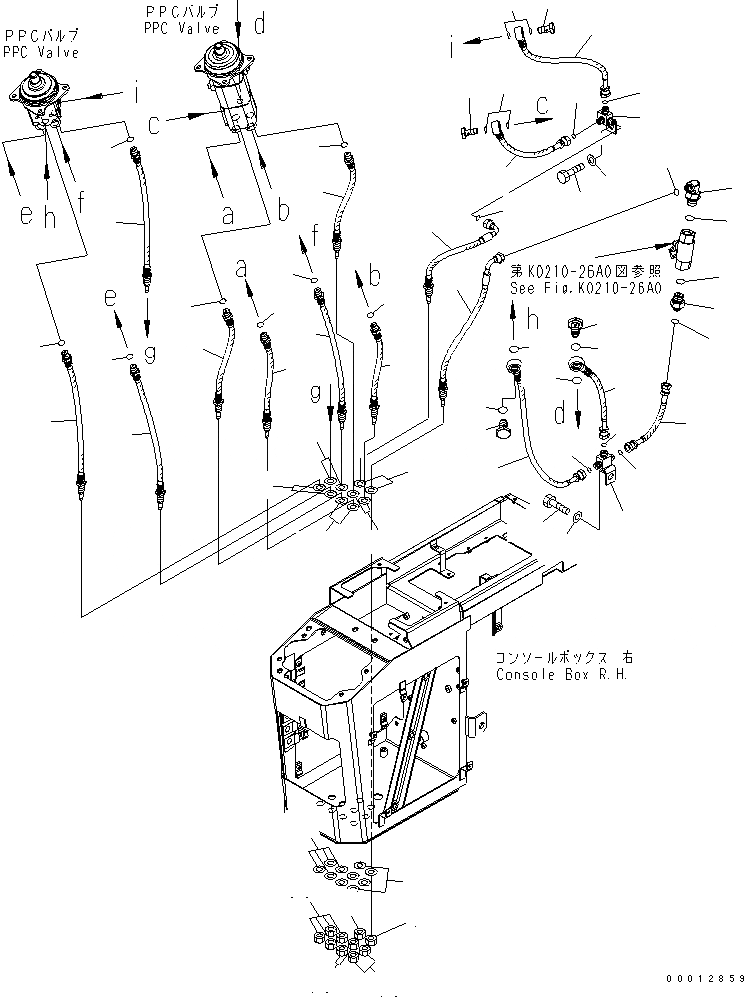 Схема запчастей Komatsu WA100-5-SN - ПОЛ (УПРАВЛЕНИЕ ПОГРУЗКОЙ) (/) (ШЛАНГИ) (ДЛЯ MONO+MONO РЫЧАГ) КАБИНА ОПЕРАТОРА И СИСТЕМА УПРАВЛЕНИЯ