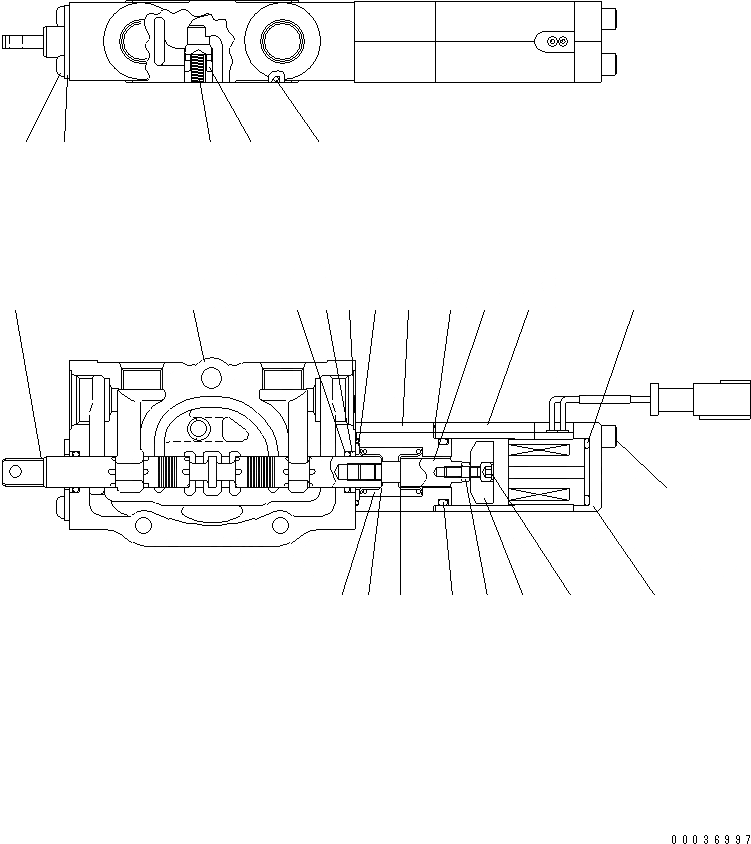 Схема запчастей Komatsu WA100M-3 - СЕКЦ. SECTION В СБОРЕ (ВНУТР. ЧАСТИ) (/) ОСНОВН. КОМПОНЕНТЫ И РЕМКОМПЛЕКТЫ