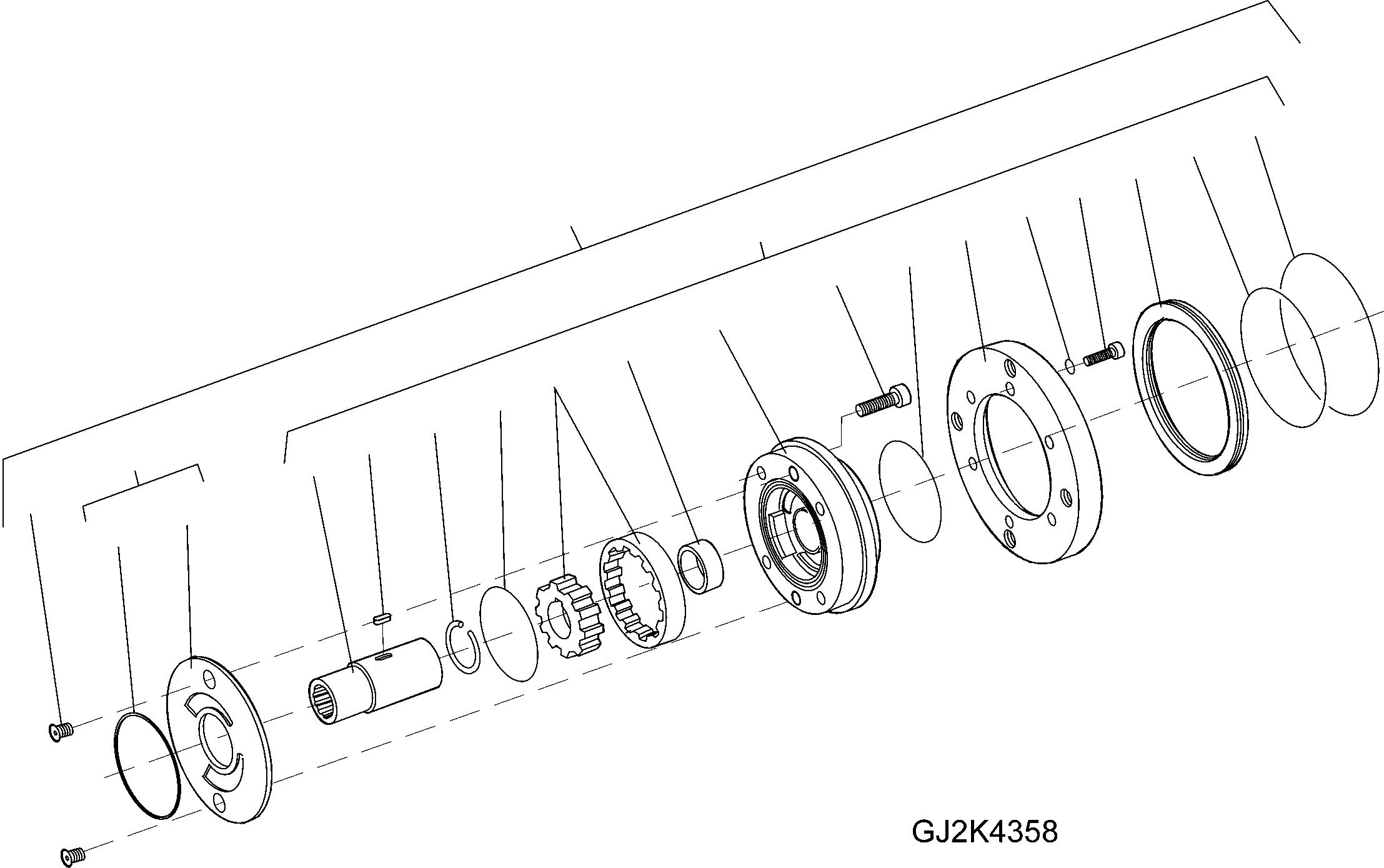 Схема запчастей Komatsu WA100M-5 30 km - AXIAL ПОРШЕНЬ НАСОС AXIAL ПОРШЕНЬ НАСОС