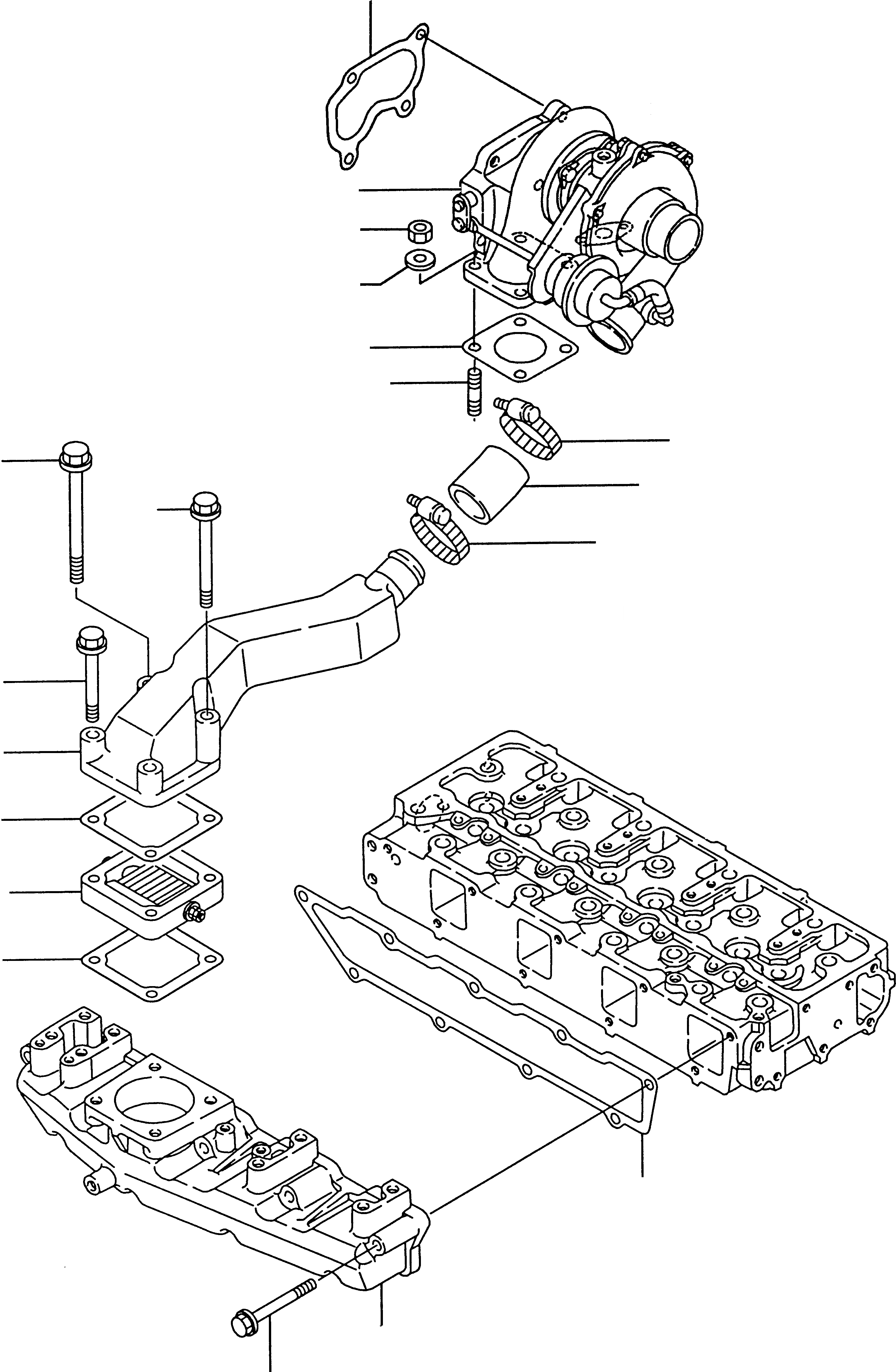 Схема запчастей Komatsu WA115-3 - INTAKE КОЛЛЕКТОР, ТУРБОНАГНЕТАТЕЛЬ ДВИГАТЕЛЬ, КРЕПЛЕНИЕ ДВИГАТЕЛЯ