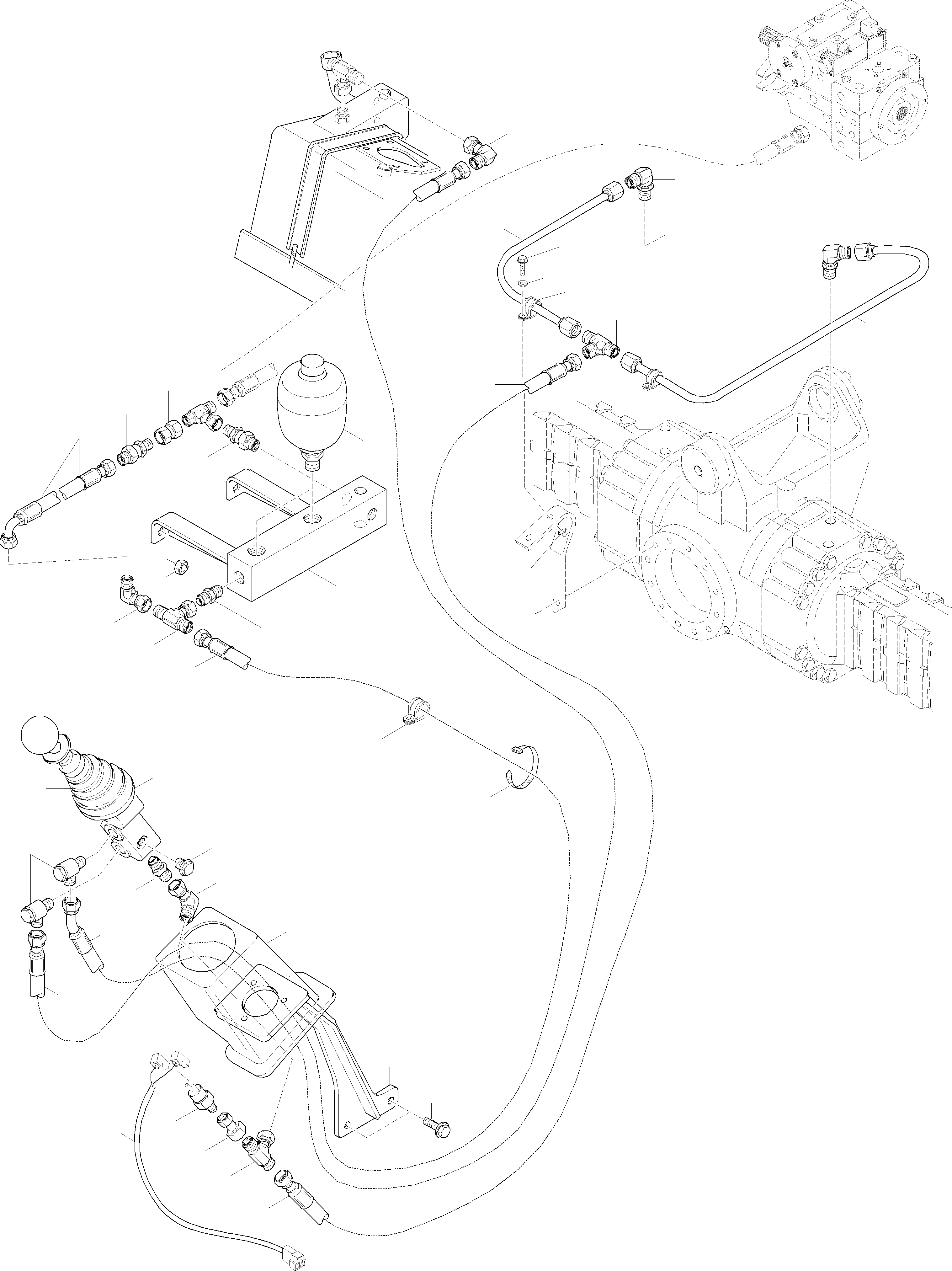 Схема запчастей Komatsu WA115-3 - HAND ТОРМОЗ. И OPERATING ASSEMBLY 9 ТОРМОЗ. СИСТЕМА