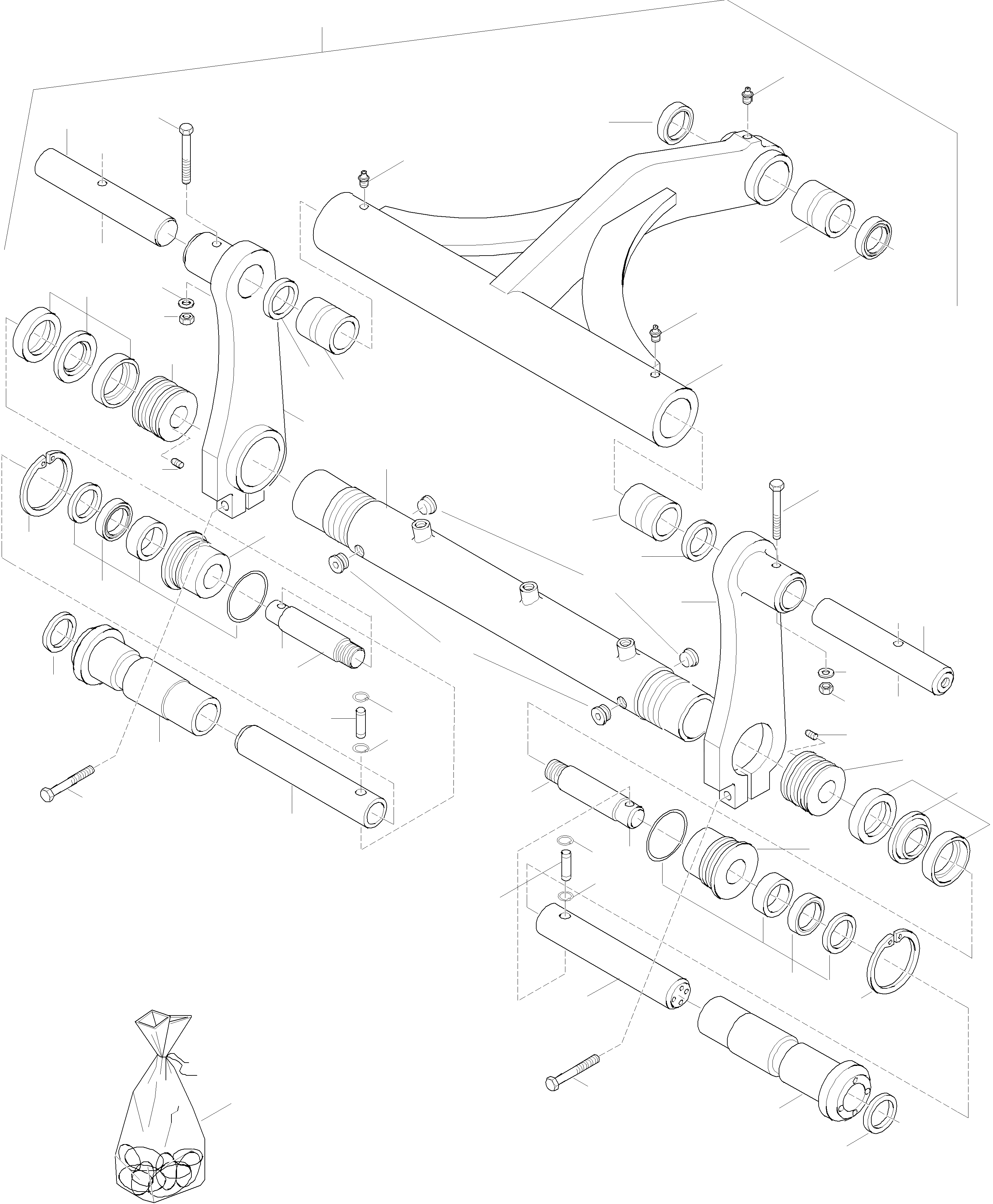 Схема запчастей Komatsu WA115-3 - QUICK CHANGE DEVICE ОБОРУД-Е