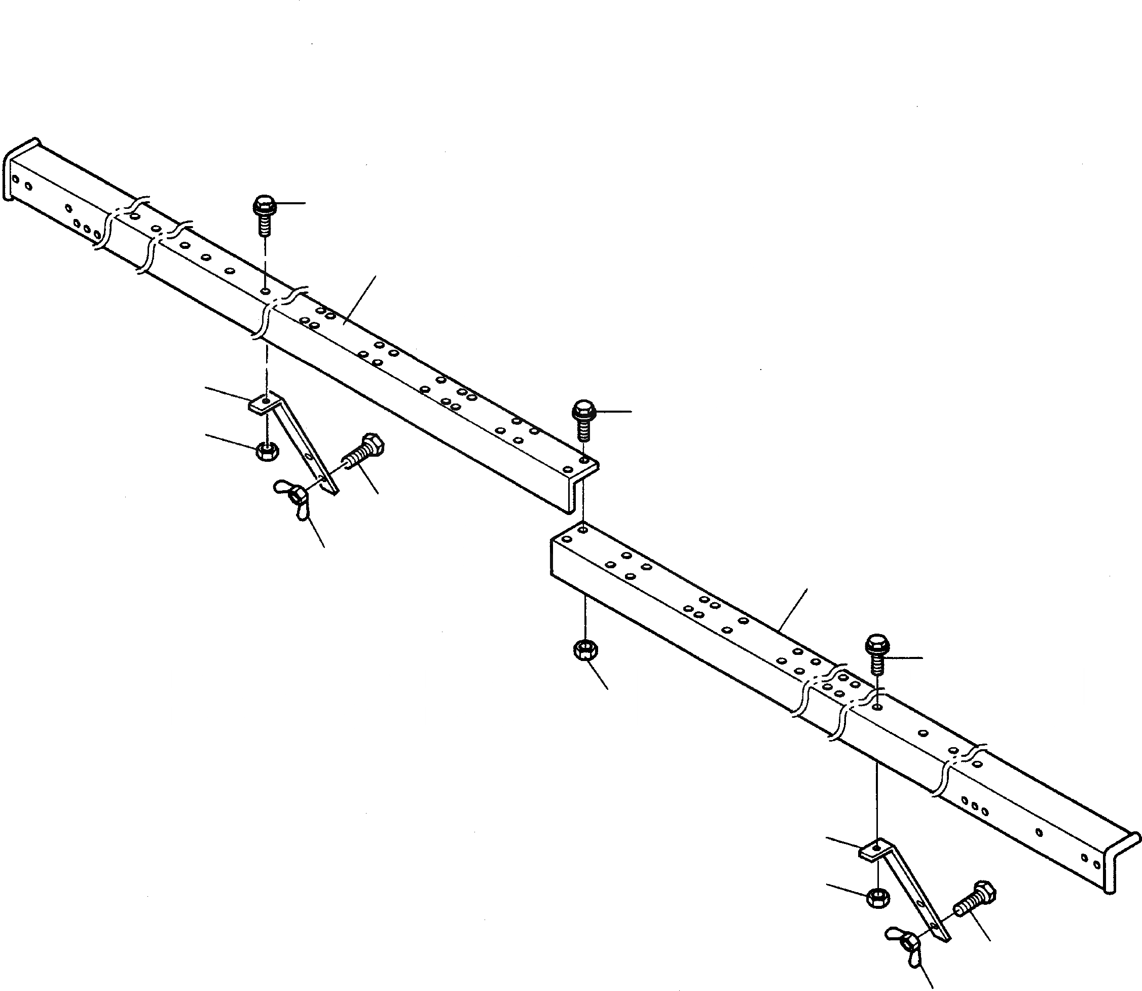 Схема запчастей Komatsu WA115-3 - РЫХЛИТЕЛЬ ЗУБЬЯЗАЩИТН. ПЛАСТИНА ОБОРУД-Е