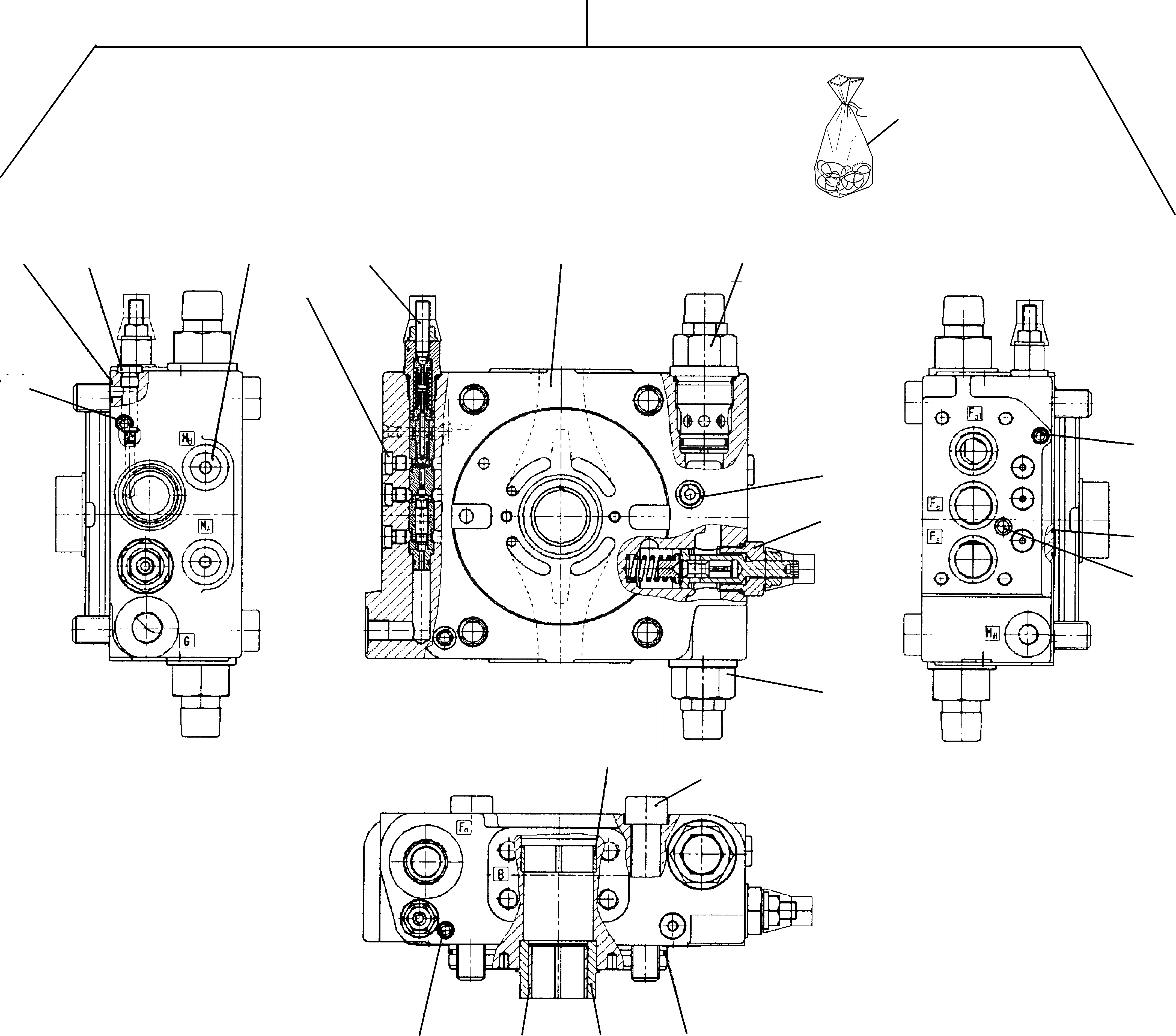 Схема запчастей Komatsu WA115-3 - AXIAL ПОРШЕНЬ НАСОС AXIAL ПОРШЕНЬ НАСОС