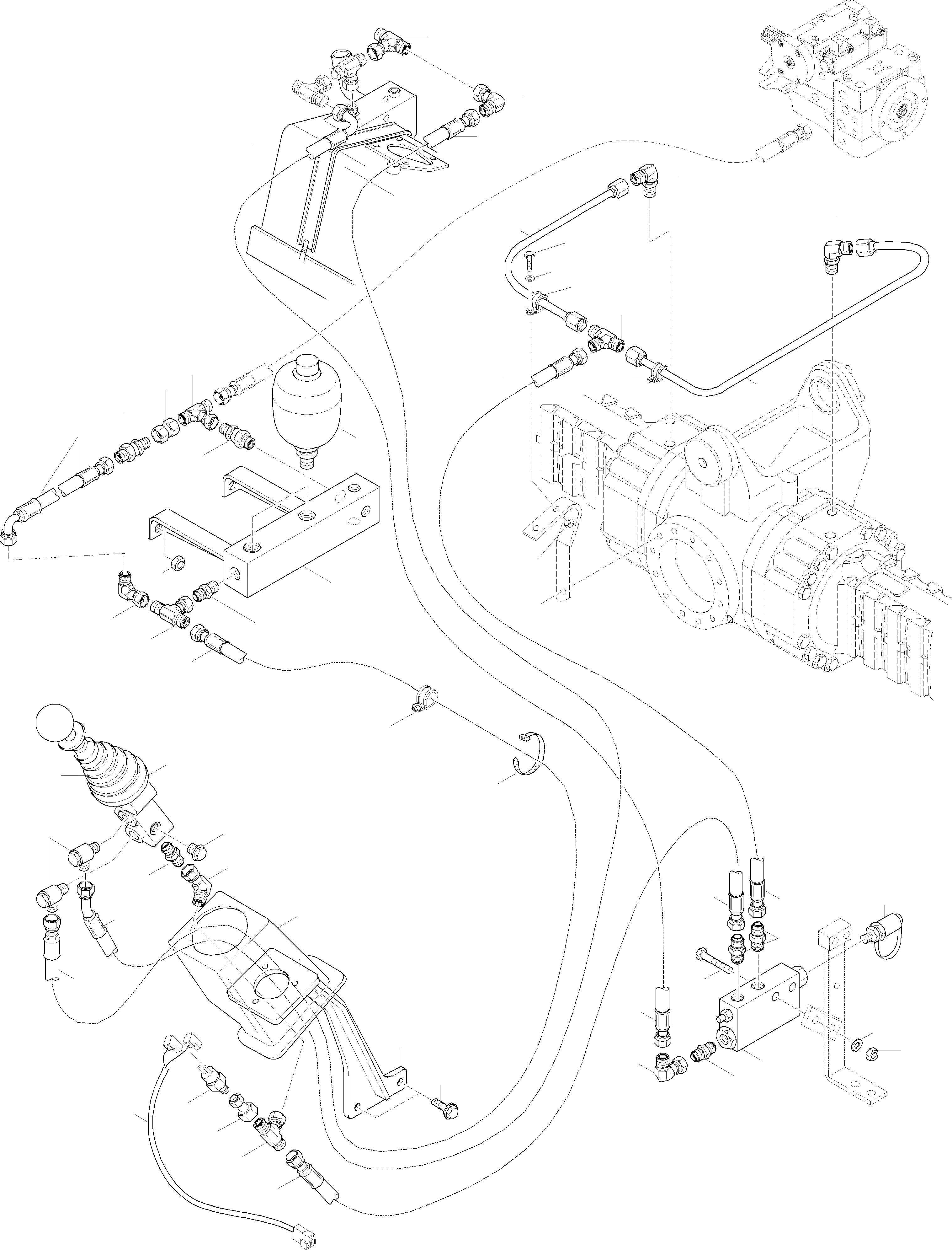 Схема запчастей Komatsu WA115-3 - HAND ТОРМОЗ. И OPERATING ASSEMBLY 9 ТОРМОЗ. СИСТЕМА