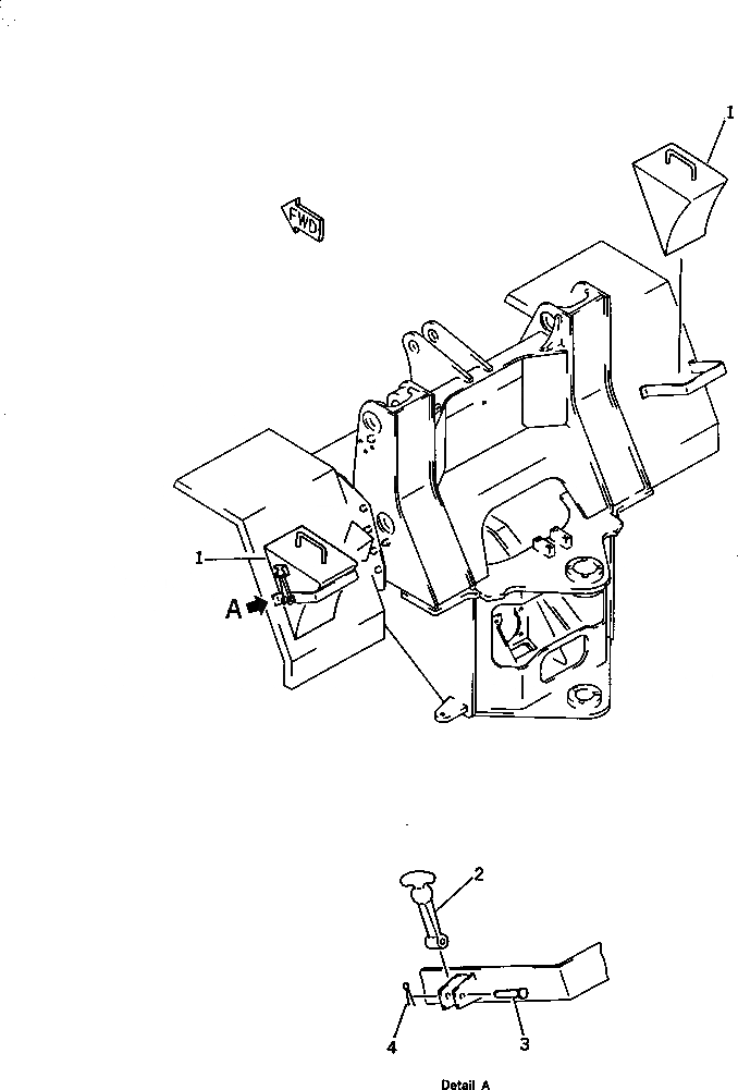 Схема запчастей Komatsu WA120-1 - КОЛЕСА СТОПОР (TBG/ABE СПЕЦ-Я.) СПЕЦ. APPLICATION ЧАСТИ