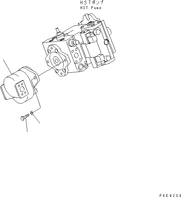 Схема запчастей Komatsu WA120-3CS - НАСОС (ГИДР. НАСОС. И ЭЛЕМЕНТЫ КРЕПЛЕНИЯ) ГИДРАВЛИКА