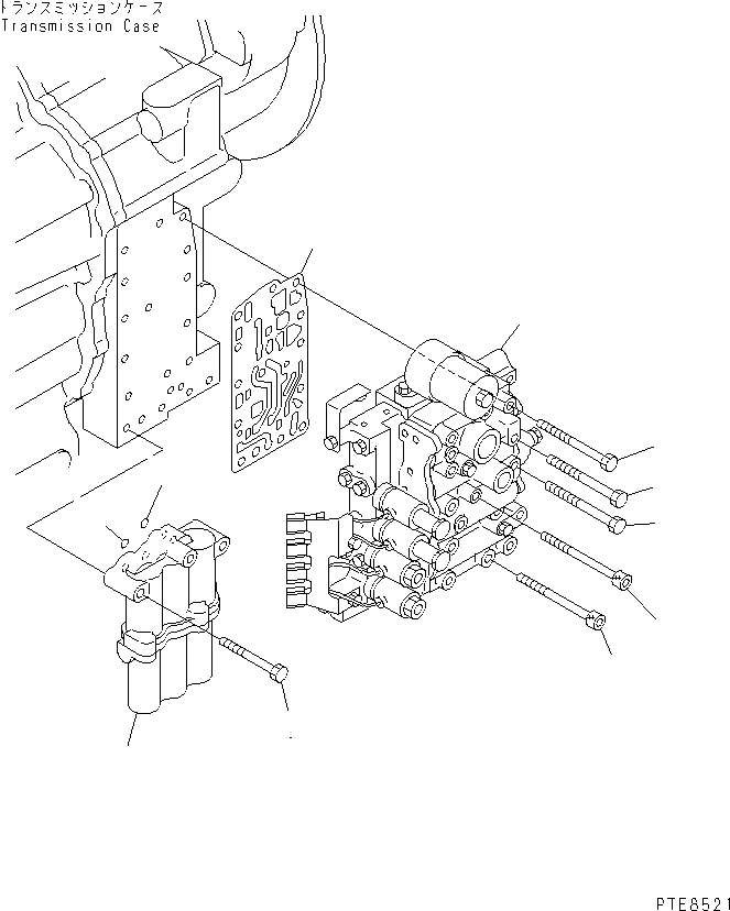 Схема запчастей Komatsu WA120-3 - КЛАПАН УПРАВЛЕНИЯ ТРАНСМИССИЕЙ (/) (КРЕПЛЕНИЕ) (ДЛЯ -SPEED) ТРАНСМИССИЯ